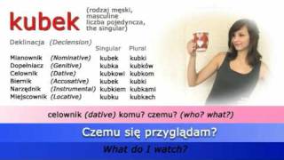 Learn Polish Grammar  Case Drill kubek mug [upl. by Burk534]