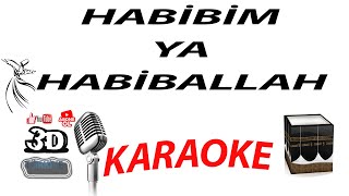 HABİBİM YA HABİBALLAH KARAOKE 3DTÜRKİYE KARAOKE [upl. by Winzler19]