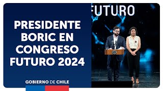 Congreso Futuro 2024 discurso del Presidente Gabriel Boric [upl. by Gilboa]