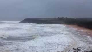 Devgad Beach during Monsoon Rain Sindhudurg [upl. by Llemmart]