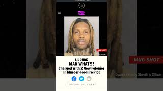 Lil Durk charge with 2 new felony charges for m for hire plot [upl. by Ennairrek360]