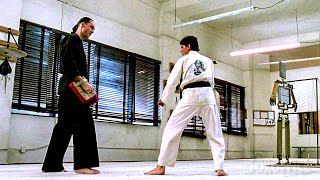 Danielsan trains at Cobra Kais  Karate Kid 3  CLIP [upl. by Eilahtan]