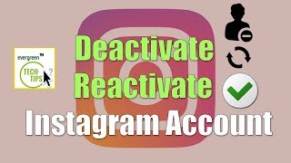 How To Deactivate and Reactivate Your Instagram Account  instagramcom [upl. by Scotti]