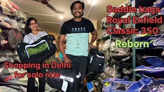 Royal Enfield saddle bag viaterra  rynox  tail bag  solo ride shopping [upl. by Colt]