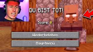 KLAUE NIEMALS das VILLAGER BETT in Minecraft 💀 mit iCrimax [upl. by Ahsram]