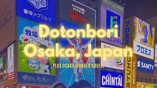 Dotonbori Walk  Wonder Cruise Osaka  Japan dotonbori osaka wondercruiseDotonbori wondercruise [upl. by Gambell]