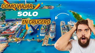 ¡Descubre cómo viajar solo en un crucero en 2024 [upl. by Aikaz631]