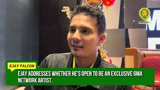 Ejay Falcon open to be an exclusive GMA Network artist [upl. by Lamhaj]