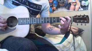 Playing my stepmothers Kinkade acoustic [upl. by Aiciruam]