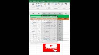 Randbetween Function I excelformula newexcel shortsvideo shorts techiskills exceltricks [upl. by Akinhoj]