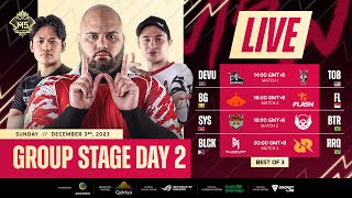 LIVE  DAY 2  M5 World Championship Group Stage  ENG [upl. by Ssilb795]