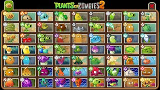 PLANTS VS ZOMBIES 2  ALL PLANTS ABILITY amp POWER UP All Mastery Level in PvZ2 [upl. by Atelokin279]