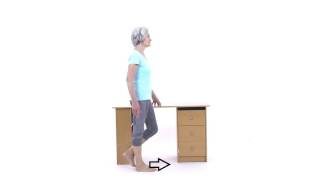 Falls Prevention HeelToe Walking with Support [upl. by Luapsemaj]