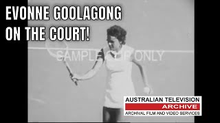 Timeless Tennis Historic Archive Footage of Evonne Goolagong on the Court [upl. by Aramaj]