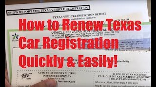 How to Renew Texas Car Registration Quickly amp Easily AVOID DMV LINES [upl. by Deehan]