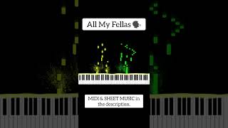 All My Fellas 🗣 FREE SHEET MUSIC amp MIDI FILE shorts [upl. by Ahsilem]