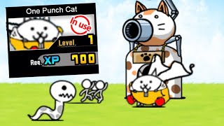 One Punch Cat  The Battle Cats Fan Made Unit [upl. by Aiblis]