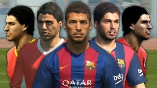 Suarez from PES 6 to PES 2017 [upl. by Rutherfurd]