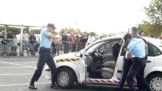 Exercice Arrestion interpéllation Cynophile  Gendarmerie Nationale  Caen 14 [upl. by Nedla]