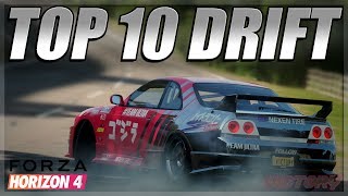 Forza Horizon 4  Top 10 BEST DRIFT CARS [upl. by Anaitsirc776]