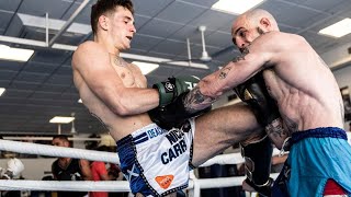 Nico Carrillo Muay Thai Sparring ft Victor Conesa Gorka Caro Jose Maria Quevedo [upl. by Mattson]