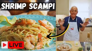 Best Spaghetti Shrimp Scampi Recipe by Pasquale Sciarappa [upl. by Ellehcem774]