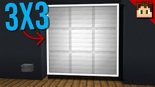 The EASY 3X3 PISTON DOOR Minecraft Bedrock 121 Tutorial [upl. by Attelahs]