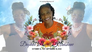 Thanksgiving service for the late Daphne Powell Hanshaw [upl. by Kirchner219]