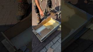 Filling a hatch with expanding foam [upl. by Ruzich]