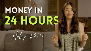 MANIFEST MONEY IN 24 HOURS OR LESS 5 Easy Ways [upl. by Ardin]