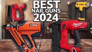 Best Nail Gun Milwaukee DeWalt Metabo HPT Paslode [upl. by Sonahpets]