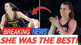 Sabrina Ionescus Strong Admission on Caitlin Clark WNBA Rookies [upl. by Florencia]