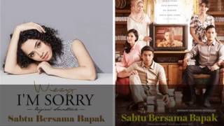 Wizzy Im Sorry Ost Sabtu Bersama Bapak Video Lirik [upl. by Narhem]