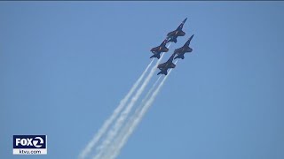 People flock to San Francisco to watch the Blue Angels [upl. by Yerffe]