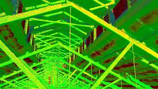 BLK360 Leica scan to Revit model  Truss layout and detail [upl. by Aniluap]