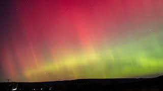 Aurora Borealis Timelapse  October 10th 2024 [upl. by Fronia]