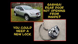 Qashqai rear door lock replacement [upl. by Pauli739]