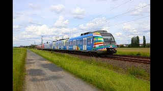 Neue Werbe SBahn DB SBahn Rhein Main ET 403 109 in Rodgau Weiskirchen mit EM 2024 Werbung [upl. by Eelrak87]