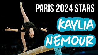 Paris 2024 Gymnastics Stars Kaylia Nemour [upl. by Girhiny733]