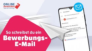 BewerbungsEMails schreiben  So einfach gehts [upl. by Theall]