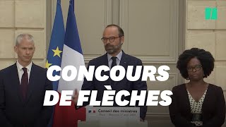 NotreDame Édouard Philippe annonce un concours darchitectes pour la flèche [upl. by Janerich]