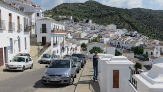 Zahara de la Sierra Spain  pueblo blanco white village in Andalusia [upl. by Ojimmas]