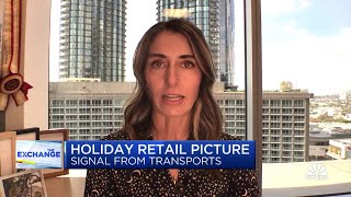 Weak volumes in transports indicate a softer holiday says Kayne Anderson Rudnicks Julie Biel [upl. by Mellisa]