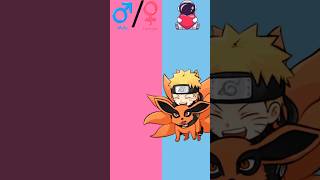 ✨️【NARUTO】x Chibi Gender Swap  Female and Male💖 Narutos chibi shorts naruto anime tiktok amv [upl. by Eitsim8]