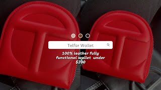 Telfar Wallet Review and Unboxing [upl. by Secor]