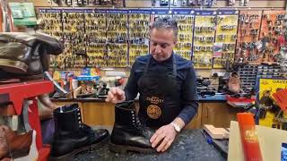 BELSTAFF MARSHALL  Faulty Pair of Expensive Boots Repaired [upl. by Sirois]