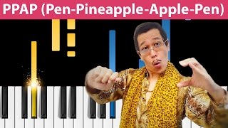 Pen Pineapple Apple Pen  Piano Tutorial  How to play PPAP ペンパイナッポーアッポーペン on piano [upl. by Howland]