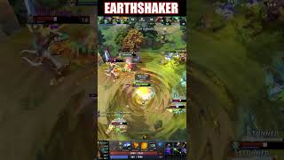 2 Level In 21 Seconds Earthshaker Likes this Very Much dota2 dota2highlights rampage [upl. by Devaj]