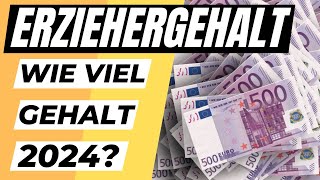 ERZIEHERGEHALT 2024  Wie viel verdient man als Erzieher oder Erzieherin  ERZIEHERKANAL [upl. by Raama]