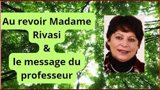 🃏tirage  191 au revoir Madame Rivasi amp le message du professeur oracle de Kate jeu de OH cartes [upl. by Lled]